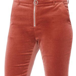 Frame Velvet O-Ring Cropped Pants